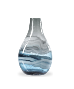 Colored Glass Vase (Blue)