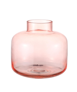 Round Clear Glass (Red)